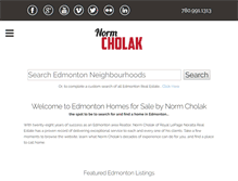Tablet Screenshot of normcholak.com